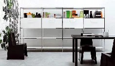 ایده های طراحی قفسه های کتاب خانگی شهری و تزیین دفتر