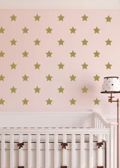عکس برگردان های دیواری Star Polka dot Decals دیوار وینیل Nursery Toddler |  اتسی