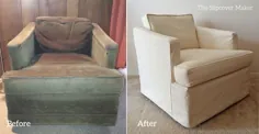 Canvas Slipcover For 70's Henredon Chair