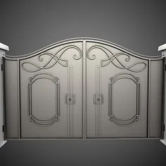 مدل سه بعدی دروازه آهنی