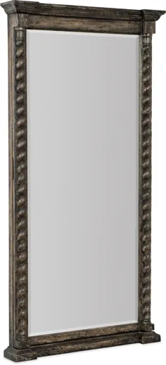 مبلمان هوکر لهجه La Grange Vail Floor Mirror w / Jewelry Storage 6960-50004-87