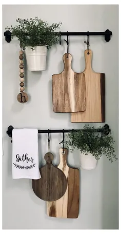 ایده های دکور دیوار آشپزخانه به سبک خانه مزرعه