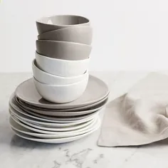 صفحه شام ​​منحنی عرضه آشپزخانه Artisanal به رنگ سفید