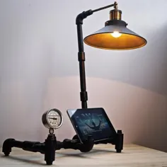 پایه قرص لامپ میز صنعتی نوردیک |  دارنده iPad