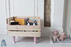 هک Ikea: جعبه Knagglig برای ذخیره سازی کتاب - خانه دست ساز Hester