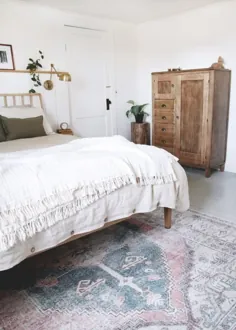 15 فرش خنثی + انتخاب فرش برای اتاق خواب ما
