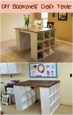 میز کار قفسه کتاب DIY |  شبکه مالک ساز
