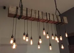 48 لامپ نور پرتوی انبار چوبی با |  اتسی