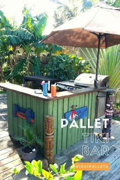 Pallet Tiki Bar: از 1001 پالت الهام بگیرید