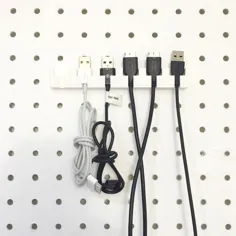 نگهدارنده کابل USB (6 کابل) مخصوص Pegboard توسط futur3gentleman