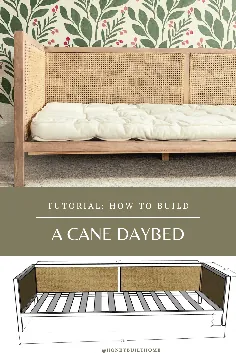 تختخواب DIY Cane Daybed با زیر 150 دلار
