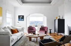 apartment آپارتمان نفیس سفید در ویلا تاریخی مشرف به خلیج در سیدنی ◾ عکس ◾ ایده ها ◾ طراحی