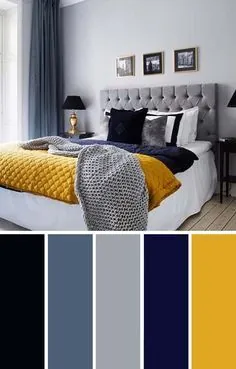 20 طرح رنگی اتاق خواب زیبا (شامل نمودار رنگی)
