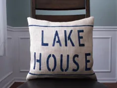 بالش خانه دریاچه بورلاپ ، دکوراسیون خانه دریاچه ، 18 18 18 ، 20 House 20 ، دکوراسیون خانه دریاچه ، بالش های روستیک ، دکور کلبه ، بالش لهجه ، تزئین روستیک