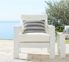 صندلی صندلی فلزی مالیبو ، سفید
