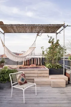 باغ عدن |  طراحی تراس پشت بام