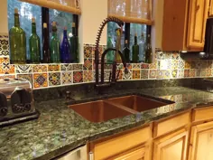 کاشی مکزیکی آشپزخانه Backsplash DIY