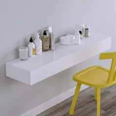 کابینت تلویزیون دیواری میز آرایش میز میز کتاب میز کنار تخت اتاق خواب اتاق نشیمن دفتر قفسه دیواری کابینت ذخیره سازی قفسه با کشو (رنگ: 60 سانتی متر ، طرح: 2 قفسه)