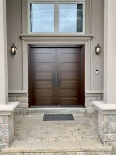 درب های دوتایی |  شرکت Amberwood Doors Inc.