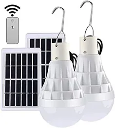 لامپهای خورشیدی کمپینگ خورشیدی 2021 لامپ خورشیدی ارتقا یافته برای قفس و چادر مرغ خانگی در فضای باز (بسته های نسخه 2.0)