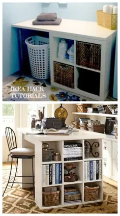 Ikea Kallax Cube Craft Table DIY آموزش - مجله DIY