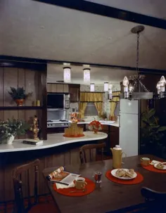 دهه 1970 طراحی داخلی خانه موبایل