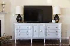 Dresser Turned Console TV