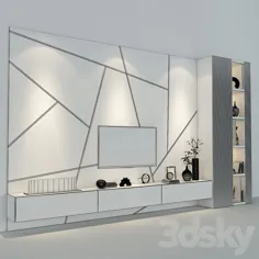 مدل های سه بعدی: TV Wall - تلویزیون دیواری 140