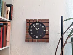 ساعت دیواری باتری SEIKO ساعت دیواری یکپارچه باتری Vintage |  اتسی