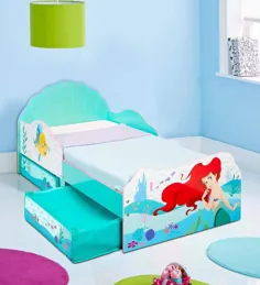تختخواب های یک نفره کودکان - پرنسس دیزنی در چند رنگ با ذخیره سازی توسط Cot & Candy - Pepperfry