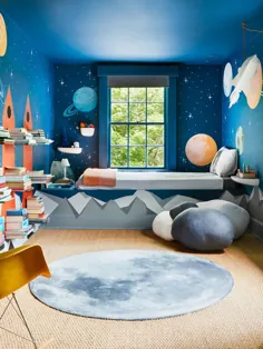 بنیانگذاران هالیمونت برای کودکانشان یک اتاق مخصوص کودکان و نوجوانان را با فضا طراحی کردند