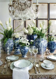 تزئین با آبی و سفید - مورد علاقه چند ساله بهار!