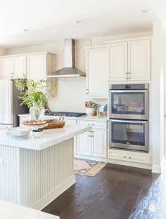 آشپزخانه خامه ای سنتی را به روز کرده و مدرن تر کنید (با بودجه)