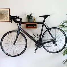 آویز دوچرخه چوبی 100٪ OAK |  قفسه دوچرخه |  دوچرخه سواری دیواری |  قفسه دوچرخه سواری |  ذخیره سازی دوچرخه - پایان روغن طبیعی