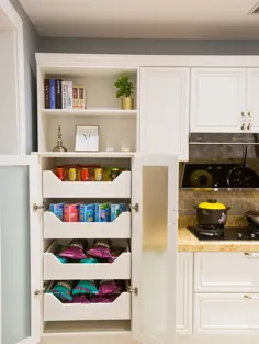 آشپزخانه مبلمان آشپزخانه لوکس جامد رنگ چوب کابینت آشپزخانه با قفسه کابینت در آلومینیوم