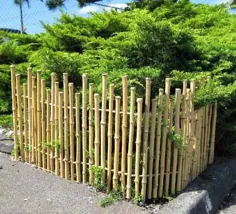 حصار چوب بامبو