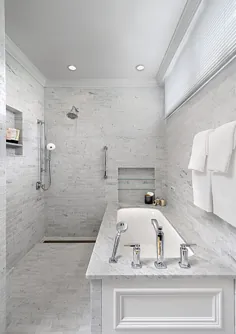 روند طراحی دوش حمام - دوش های بدون در و بدون روبرو - Benvenuti و Stein