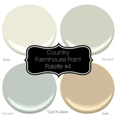 Sherwin Williams: 3 Palettes Paint Country House of Neutral Farmhouse - Kylie M Interiors
