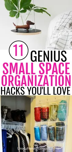 ایده های ذخیره سازی برای فضاهای کوچک: 11 نکته برای سازماندهی یک خانه کوچک |  سازماندهی و شلوغ کردن