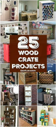 25 پروژه برای بالابردن جعبه چوب برای دکوراسیون منزل افسانه ای