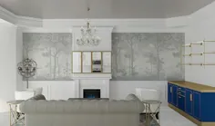 30 ایده کاغذ دیواری مرسوم ، مد روز برای هر اتاق از خانه شما |  طراحی داخلی دکوریلا