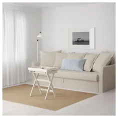 مبل تختخواب شو HOLMSUND - بژ Nordvalla - IKEA