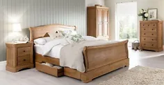 تختخواب سفارشی بلوط کارا با فضای ذخیره سازی |  eBay