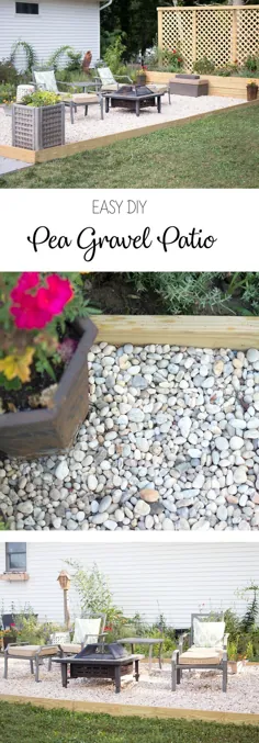 Pea Gravel Patio DIY - جینا میشل