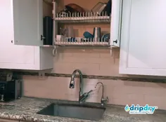 قفسه خشک کردن DripDry |  متناسب با همه کابینت ها |  ظروف کابینت پنهان