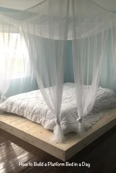 تختخواب سکو را در یک ساعت بسازید |