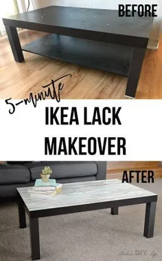 ساخت میز قهوه Ikea Lack - آسانترین نوع