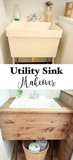 DIY Utility Sink Makeover - خلاقیت های بی انتها
