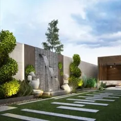 محوطه سازی حیاط جلویی مدرن - برای تزئین باغ شما
