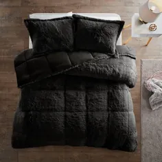 Malea Shaggy Faux Fur Comforter با طراحی هوشمند